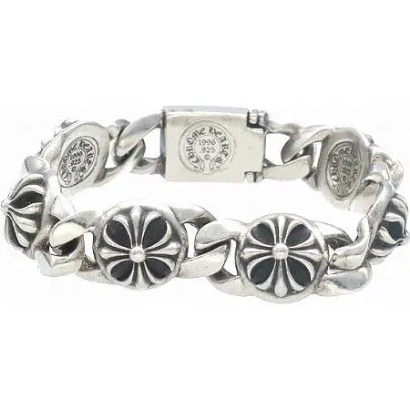 CHROME HEARTS(クロムハーツ)  クロスリンク シルバーブレスレット