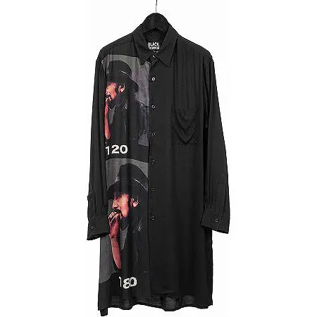 BLACK Scandal Yohji Yamamoto(ブラックスキャンダル ヨウジヤマモト) ポートレート ロングシャツ