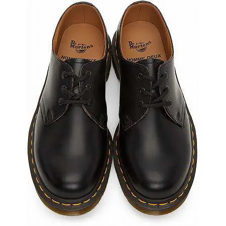 COMME des GARCONS HOMME DEUX(コムデギャルソン オムドゥ)×Dr. Martens(ドクターマーチン)ブラック レザー ダービー