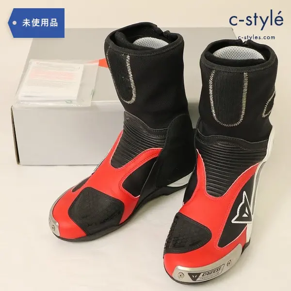 Dainese ダイネーゼ AXIAL PRO IN BOOTS 42 レーシングブーツ 27.5cm WHITE/DUCATI-RED