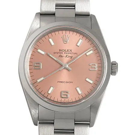 ROLEX(ロレックス)エアキング ref.14000 ピンク×ホワイト