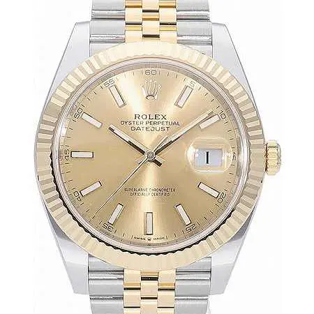 ROLEX(ロレックス) デイトジャスト126333 SS×YG シャンパンゴールド