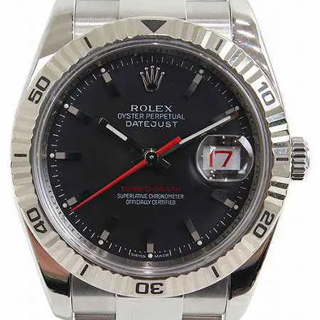 ROLEX(ロレックス) ターノグラフ 116264 ブラックダイヤル