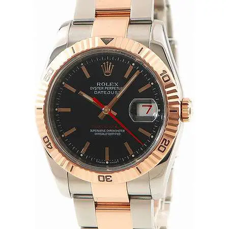 ROLEX(ロレックス) ターノグラフ 116261 ブラックダイヤル