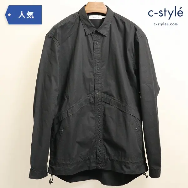 nonnative ノンネイティブ COACH SHIRT JACKET シャツ ジャケット Black size1 20SS