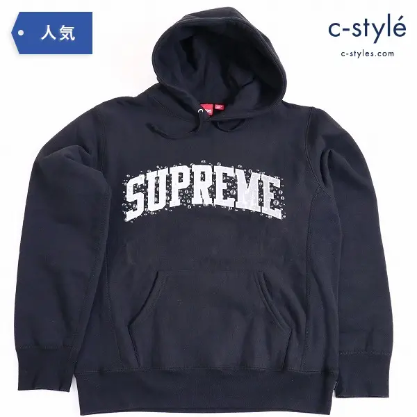 Supreme シュプリーム Water Arc Hooded Sweatshirt ウォーター アーチロゴ パーカー Black M