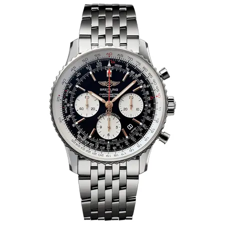 BREITLING(ブライトリング) ナビタイマー B01 クロノグラフ 43 ジャパンエディション ステンレススチール ブラック AB0121A11B1A1