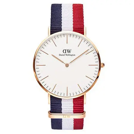 Daniel Wellington(ダニエルウェリントン) CLASSIC CAMBRIDGE NATOバンド ローズゴールド