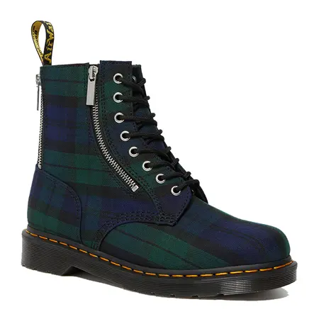 Dr.Martens(ドクターマーチン) 8ホール 1460 ZIP TARTAN 8 ホール ブーツ タータンプリント BLACK WATCH TARTAN