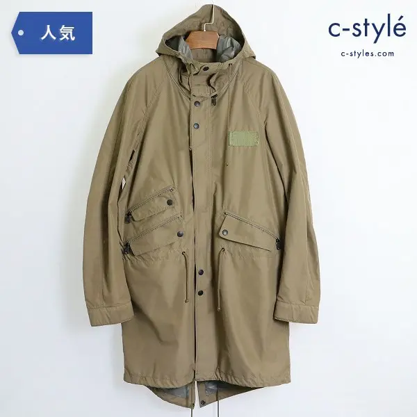 nonnative ノンネイティブ ミリタリージャケット ウィンドストッパー M-51 カーキ size2