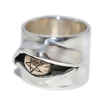 ALEX STREETER(アレックスストリーター) リング MAGIC EYE CIGAR BAND RING