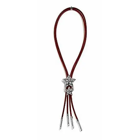 CODY SANDERSON(コディサンダーソン) ネックレス Double Strand Red Star in Star Bolo Tie