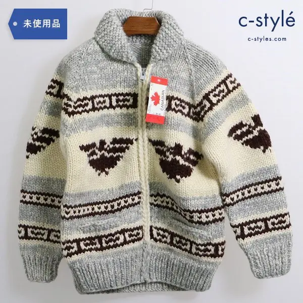 CANADIAN SWEATER COMPANY カナディアン セーター ジップアップ カウチン size38