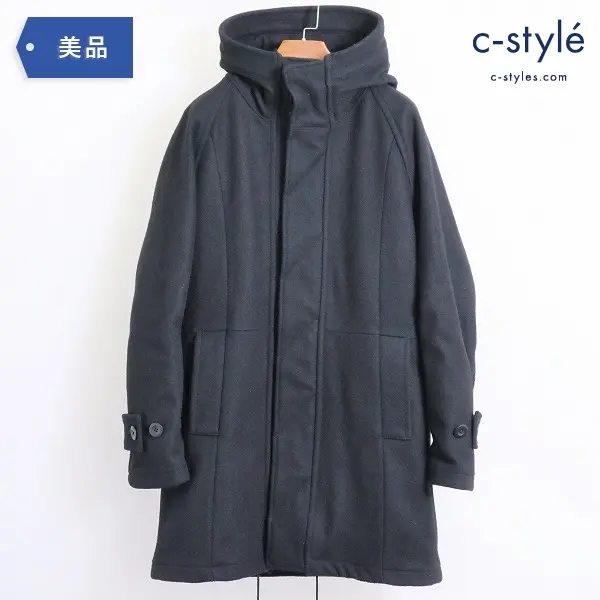 nonnative ノンネイティブ Hooded Coat メルトン フーデッドコート size1 GORE WINDSTOPPER