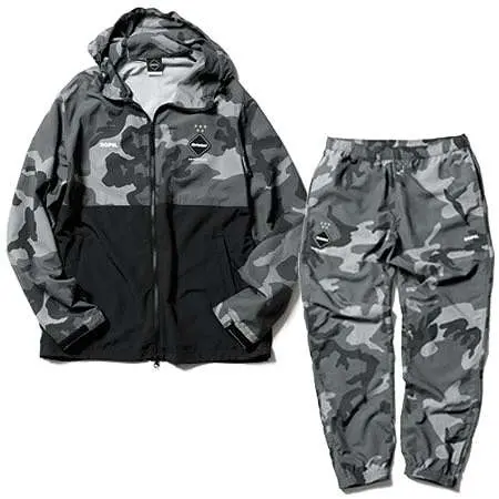 F.C.Real Bristol(エフシーレアルブリストル) セットアップ NYLON HOODED BLOUSON + NYLON EASY LONG PANTS