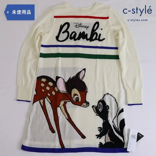 CASTELBAJAC x DISNEY 20AW bambi バンビ ニット ワンピース 白 40