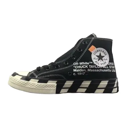 OFF-WHITE×CONVERSE(オフホワイト×コンバース) OFF-WHITE × CONVERSE CHUCK TAYLOR 70 STRIPE BLACK