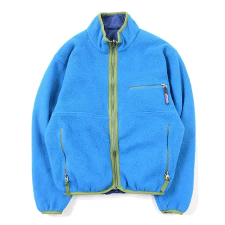 patagonia(パタゴニア) ヴィンテージ 1990’s ディープウォーターxサファイア グリセードカーディガン 29300 F1 リバーシブル ナイロンxフリースジャケット USA製