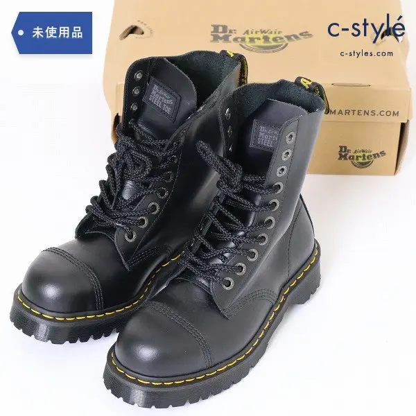 Dr.Martens ドクターマーチン 8761 BXB 10ホール シューズ UK6 レザー ブラック