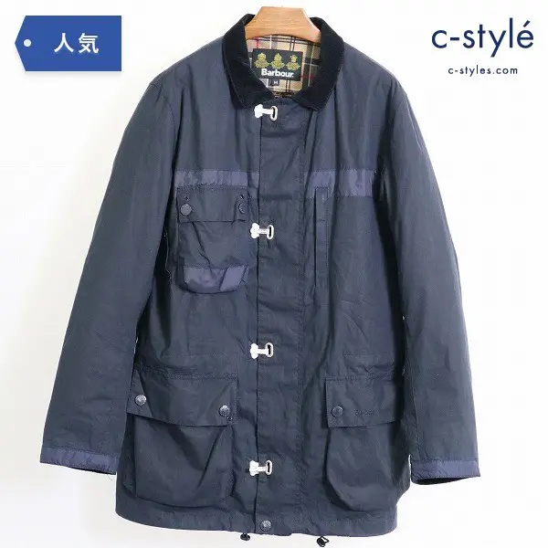 Barbour バブアー MASTHEAD マストヘッド ジャケット M ワックス コットン 英国軍 ブラック