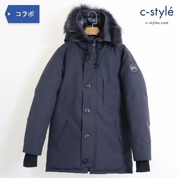 CANADA GOOSE x EDIFICE 別注 シャトー CHATEAU ブラックレーベル ダウンジャケット S