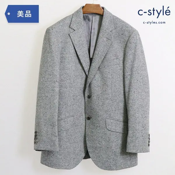 HACKETT LONDON ハケットロンドン テーラード ジャケット 2B ウール 本切羽 サイドベンツ size40 Gray