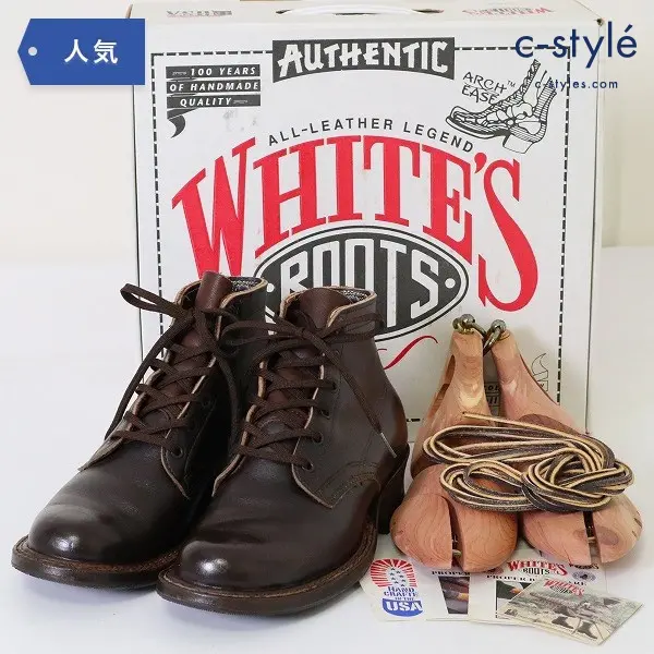 WHITE’S BOOTS ホワイツブーツ セミドレス 7E レザー ブーツ ダークブラウン