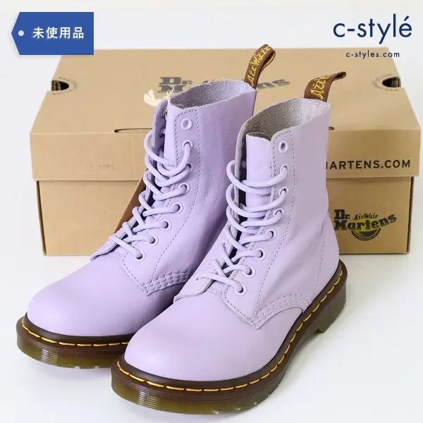 Dr.Martens ドクターマーチン PASCAL パスカル 8ホール ブーツ UK4 PURPLE レディース