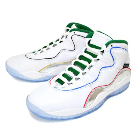 NIKE AIR JORDAN10(ナイキ エアジョーダン10) RETRO WINGS white/clover-chrome-black