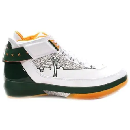 NIKE AIR JORDAN22(ナイキ エアジョーダン22) OG Ray Allen PE WHITE/METALLIC SILVER-DEEP FOREST-PRO GOLD