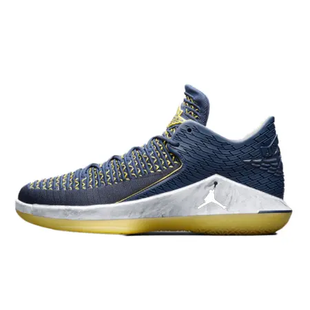 NIKE AIR JORDAN32(ナイキ エアジョーダン32) XXXII COLLEGE NAVY/METALLIC SILVER-AMARILLO