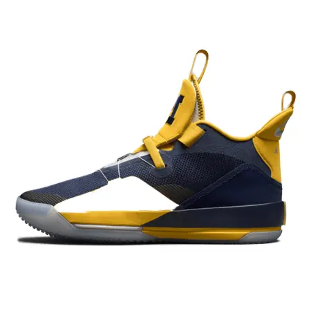 NIKE AIR JORDAN33(ナイキ エアジョーダン33) XXXIII PE AMARILLO/COLLEGE NAVY