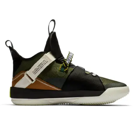 NIKE AIR JORDAN33(ナイキ エアジョーダン33) XXXIII OG ARMY OLIVE/SAIL-ALE BROWN-BLACK FOREST