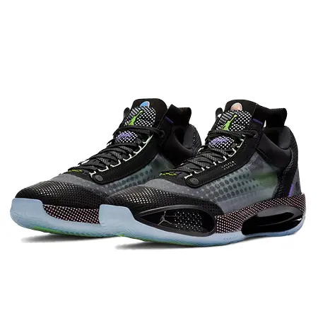 NIKE AIR JORDAN24(ナイキ エアジョーダン34) LOW PD black/white-vapor green