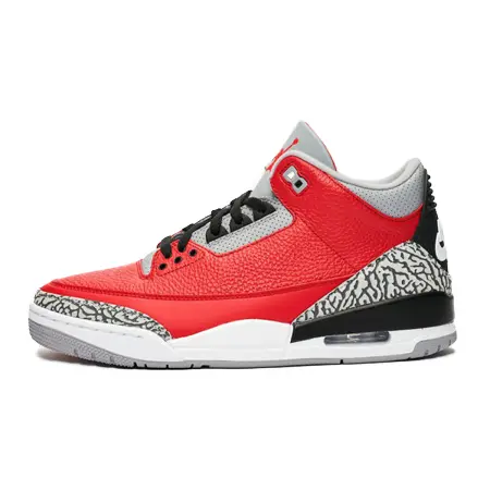 NIKE AIR JORDAN3(ナイキ エアジョーダン3) SE Red Cement Fire Red/Fire Red-Cement Grey 限定モデル