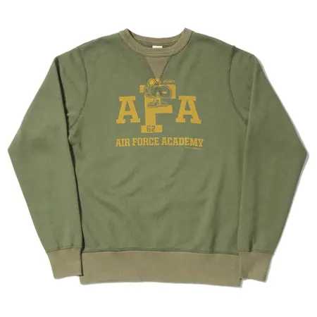 Buzz Rickson’s×PEANUTS(バズリクソンズ×ピーナッツ) No. BR68599 / BUZZ RICKSON’S×PEANUTS SET-IN CREW SWEAT SHIRTS AIR FORCE ACADEMY