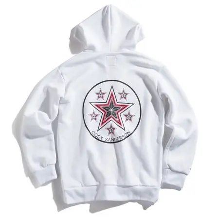 CODY SANDERSON(コディサンダーソン)アパレル StickerStar ZIP-hoodie