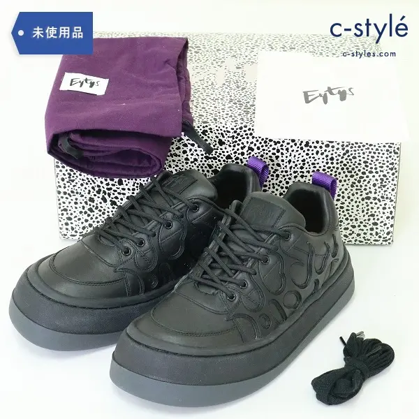 Eytys エイティーズ ソニック レザー スニーカー size40 ブラック 厚底