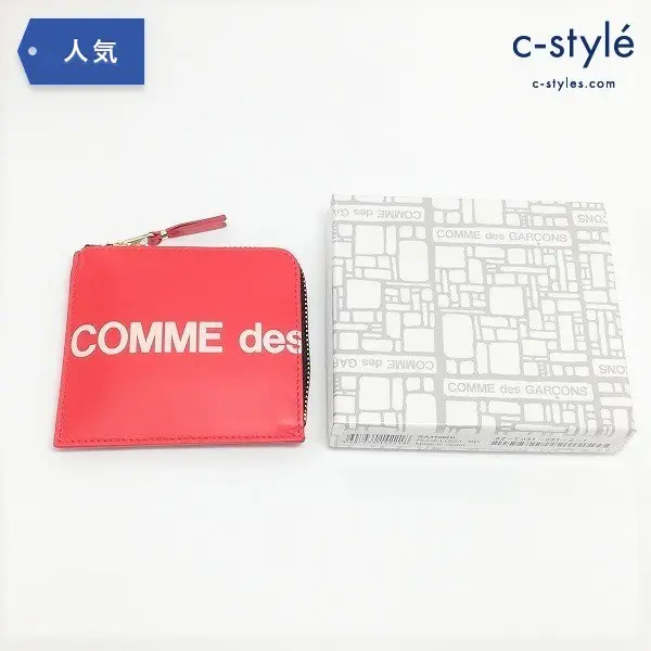 COMME des GARCONS コムデギャルソン GOD Wallet HUGE LOGO SA3100HL RED 財布 小銭入れ