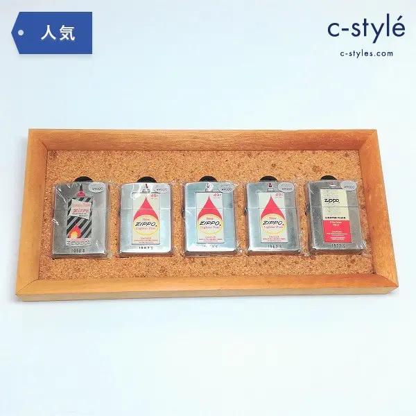 ZIPPO オイル缶シリーズ 木製ケース付 オイルライター ジッポー オイル缶柄 1950 1962 1977