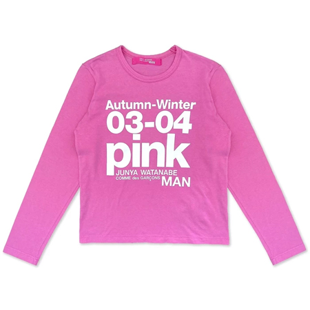 JUNYA WATANABE COMME des GARCONS MAN PINK(ジュンヤワタナベコムデギャルソンマンピンク) pink shirt