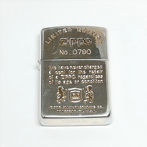 ZIPPO LIMITED EDITION 限定 1000個 No.790 シルバー 10ミクロン