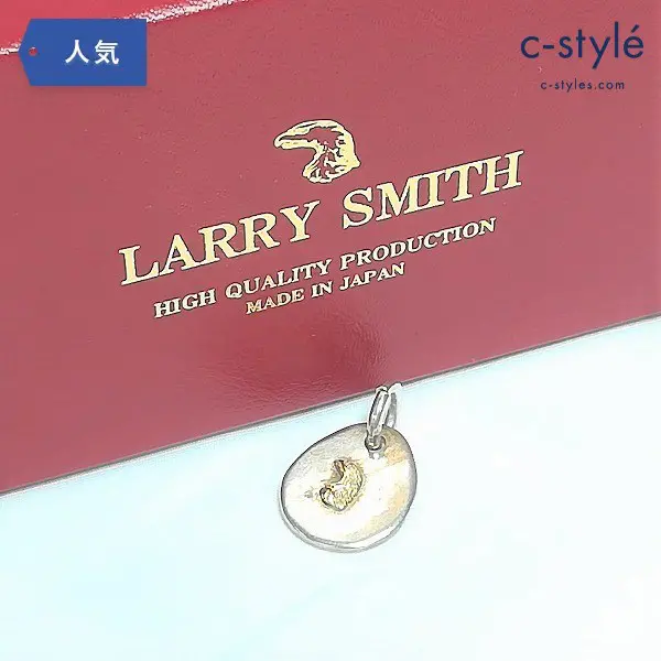 LARRY SMITH ラリースミス イーグルフェイスメダルトップ ネックレストップ シルバー