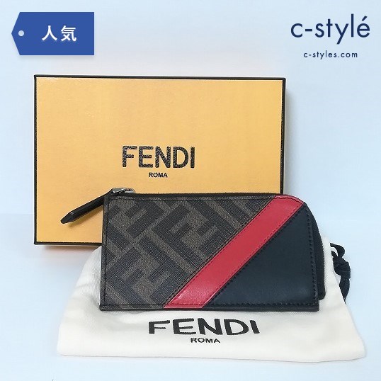 FENDI フェンディ カーフ レザー コインケース 7M0270 A9XS F19P9 フラグメントケース 財布