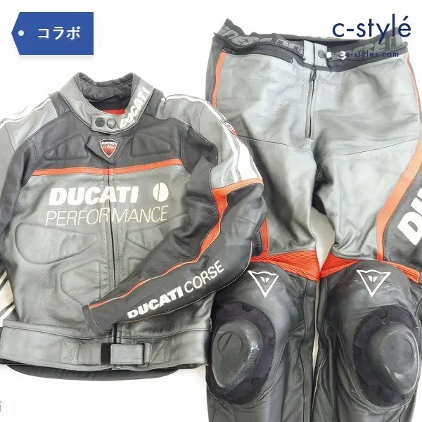 DUCATI PERFORMANCE by DAINESE ライディング ジャケット パンツ size50 セットアップ バイク