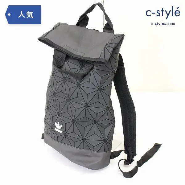 adidas アディダス バックパック ロールトップ 3D リュックサック バッグ カバン ブラック