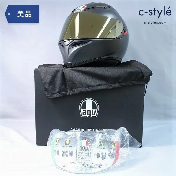 AGV K-5 S JIST SOLID MPLK フルフェイス ヘルメット XL ASIAN FIT + シールド 保護シート