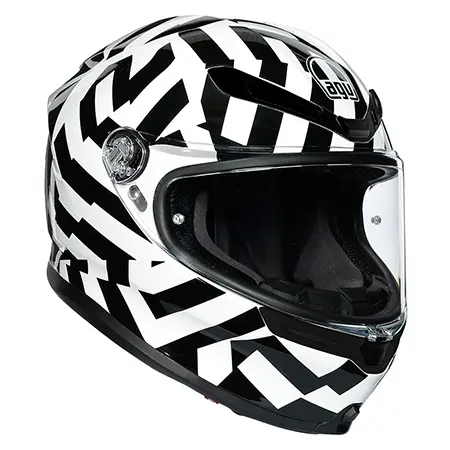 AGV(エージーブイ) K6 AGV JIST MULTI MPLK Asia Fit – SECRET BLACK/WHITE