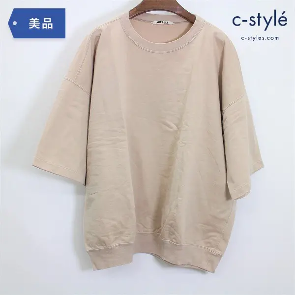 AURALEE オーラリー 19SS スーパーハイゲージ スウェット ビッグ Tシャツ size5