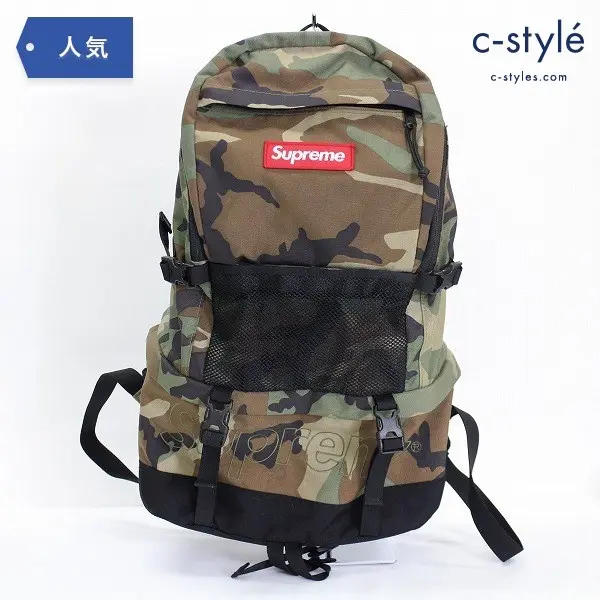 Supreme シュプリーム 15AW CORDURA バックパック カモフラージュ柄 リュック カバン